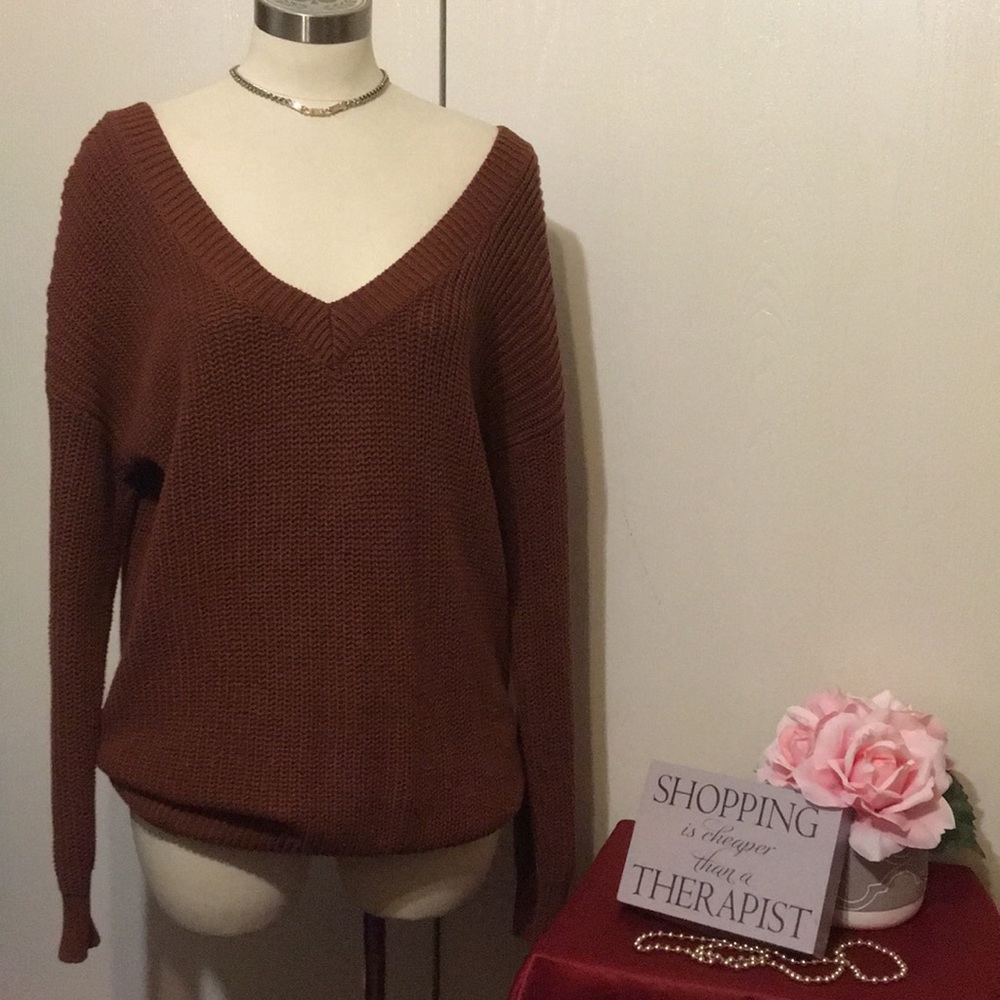 F21 Oversized knit sweater